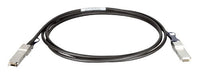 D-Link Direct Attach Cable - Direct attach cable - QSFP+ to QSFP+ - 3 m - twinaxial