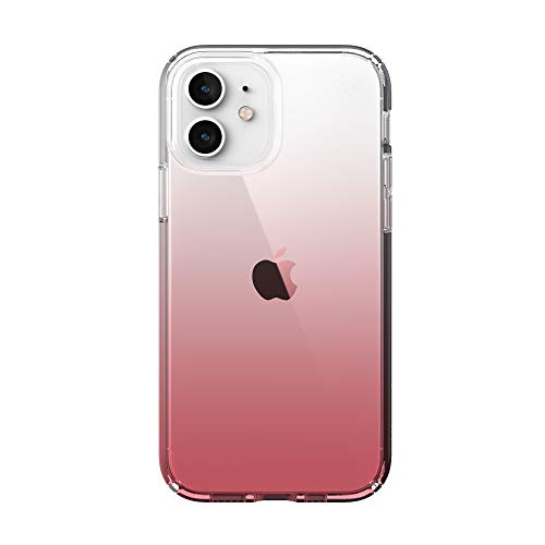 Speck Presidio Perfect Clear Ombre Rose iPhone 12 iPhone 12 Pro Shell Case Antibacterial Crash Proof Scratch Resistant Shock Resistant