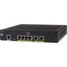 Cisco Integrated Services Router 921 - Router - 4-port switch - GigE - WAN ports: 2