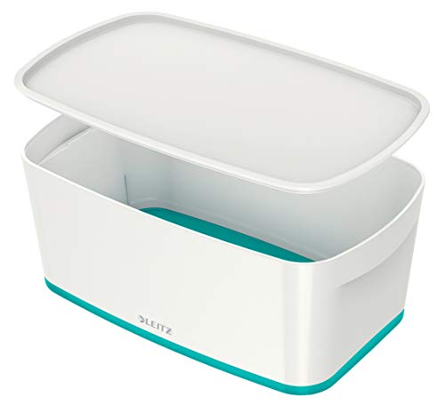 Leitz Mybox Small With Lid Wow White Ice Blue Dd