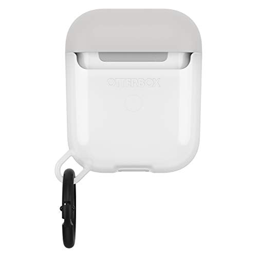 OtterBox Ispra Series - Case for wireless earphones - polycarbonate, zinc alloy, thermoplastic elastomer (TPE) - moon crystal grey - for Apple AirPods