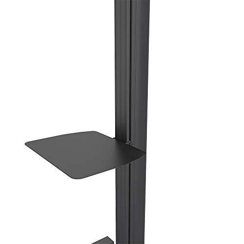 Neomounts by Newstar Pro NMPRO-AVSHELF - Mounting component (shelf) - for AV System - black - pole mount