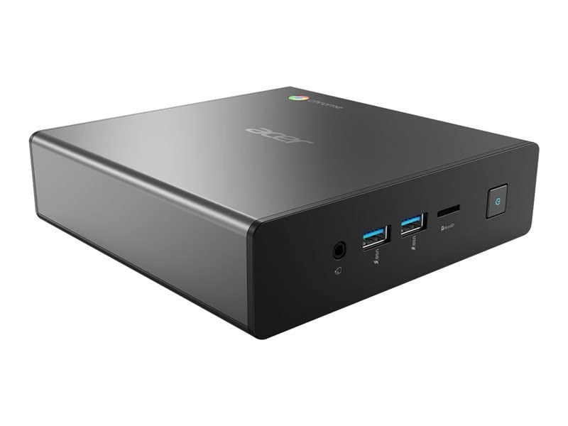 Acer Chromebox CXI4 - Mini PC - 1 x Core i5 10210U / 1.6 GHz - RAM 8 GB - SSD 256 GB - UHD Graphics - GigE - WLAN: Bluetooth 5.0, 802.11a/b/g/n/ac/ax - Chrome OS - monitor: none - black