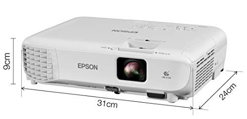 Epson EB-W06 - 3LCD projector - portable - 3700 lumens (white) - 3700 lumens (colour) - WXGA (1280 x 800) - 16:10 - 720p