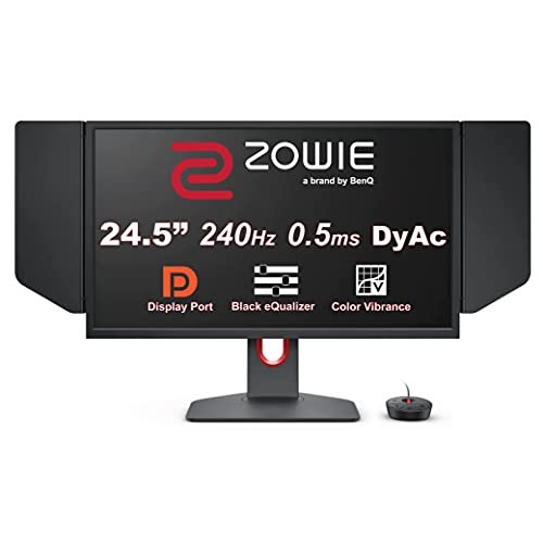 BenQ ZOWIE XL2546K - eSports - XL Series - LED monitor - 24.5" - 1920 x 1080 Full HD (1080p) @ 240 Hz - TN - 320 cd/m - 1000:1 - 1 ms - 3xHDMI, DisplayPort