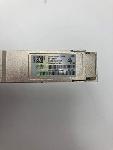 Cisco 100GBASE-CR4 Passive Copper Cable - InfiniBand cable - QSFP (P) to QSFP (P) - 5 m - passive - for P/N: N9K-C93180YC-EX-24, N9K-C9336C-FX2-OR, NCS-55A1-24H-TRK, NCS-55A1-36H-SE-B