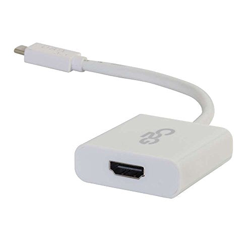 C2G USB 3.1 USB C to HDMI Audio/Video Adapter - USB Type C to HDMI White - External video adapter - USB 3.1 - HDMI - white