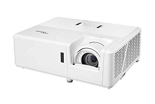 Optoma ZW400 DLP WXGA 3D 4000 ANSI Lumens Desktop Projector 1280 x 800 Resolution HDMI VGA Audio 3.5mm Jack USB A RS232 RJ45 White