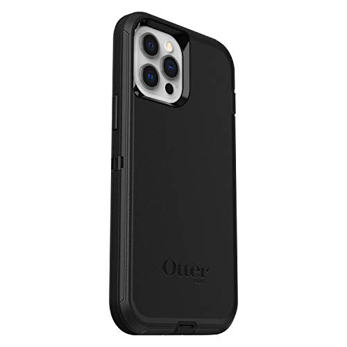 OtterBox Defender Series - ProPack Packaging - back cover for mobile phone - rugged - polycarbonate, synthetic rubber - black - for Apple iPhone 12 Pro Max