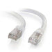 C2G Cat6a Booted Shielded (STP) Network Patch Cable - Patch cable - RJ-45 (M) to RJ-45 (M) - 2 m - STP - CAT 6a - molded, snagless, stranded - white