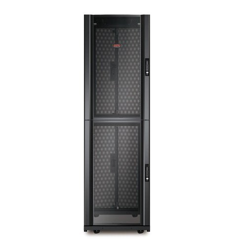 NetShelter SX Colocation 2 x 20U 600mm Wide x 1070mm Deep Enclosure with Sides Black. Size (WxDxH: 60 cm x 107 cm x 199 cm) May require special handling and delivery can take up to 3 days due to the size. Check with sales.