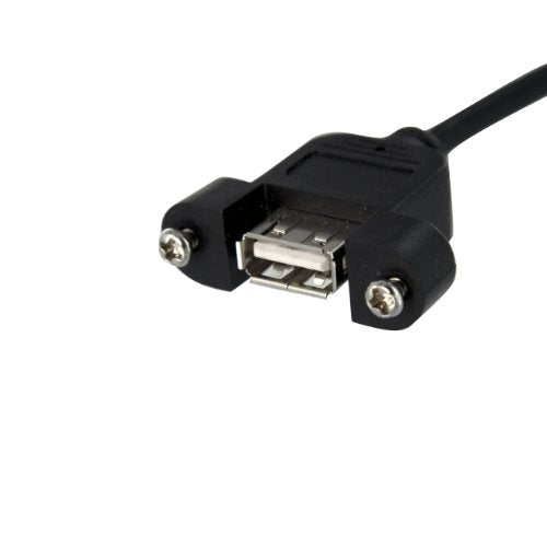 StarTech 1 ft Panel Mount USB Cable