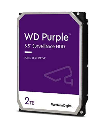 WD Purple WD22PURZ - Hard drive - 2 TB - internal - 3.5" - SATA 6Gb/s - buffer: 256 MB