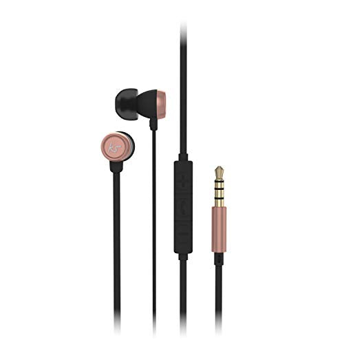 Hudson Wired Earphones Rose Gold