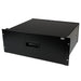 StarTech.com 4UDRAWER 4U Black Steel Storage Drawer for 19 Inch Racks and Cabinets, Rack Storage Drawer
