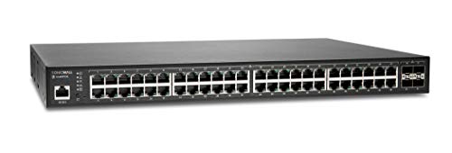 SonicWall Switch SWS14-48FPOE - Switch - Managed - 48 x 10/100/1000 (PoE+) + 4 x 10 Gigabit SFP+ - rack-mountable - PoE+ (740 W) - with 3 years 24x7 Support