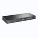 TP-Link JetStream TL-SG1218MP - V1 - switch - 16 x 10/100/1000 (PoE+) + 2 x 10/100/1000 + 2 x combo Gigabit SFP - rack-mountable - PoE+ (250 W)