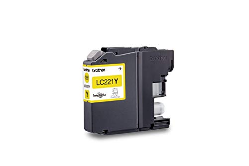 Brother LC221Y - Yellow - original - blister - ink cartridge - for Brother DCP-J562DW, MFC-J480DW, MFC-J680DW, MFC-J880DW