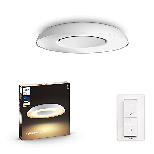 Philips Hue White ambiance Still - Ceiling lamp - LED - 22.5 W (equivalent 204 W) - class F - warm to cool white light - 2200-6500 K - round - white