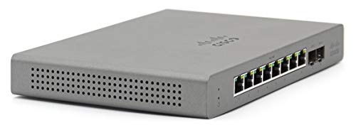 Cisco Meraki Go GS110-8P - Switch - Managed - 8 x 10/100/1000 (PoE+) + 2 x SFP (mini-GBIC) (uplink) - desktop, wall-mountable - PoE+ (67 W)