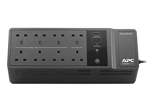 APC Back-UPS BE650G2-UK - UPS - AC 230 V - 400 Watt - 650 VA - output connectors: 8 - United Kingdom - black