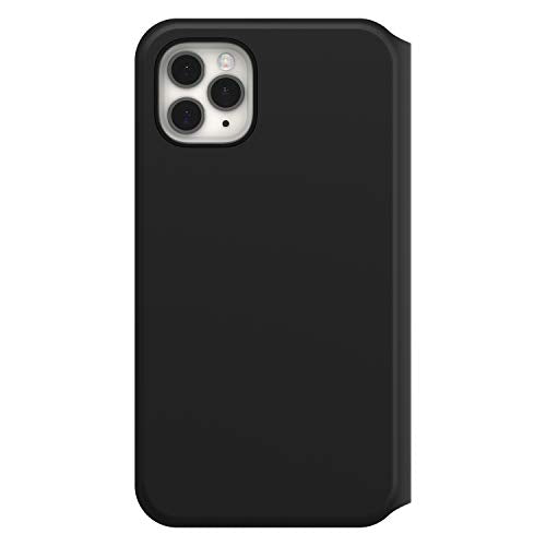 OtterBox Strada Series Via - Flip cover for mobile phone - polyurethane, polycarbonate, synthetic rubber - black night - for Apple iPhone 11 Pro Max