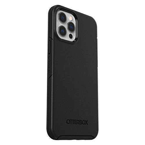 OtterBox Symmetry Series - Pro Pack - back cover for mobile phone - black - for Apple iPhone 12 Pro Max