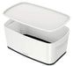 Leitz Mybox Small With Lid Wow White Black Dd