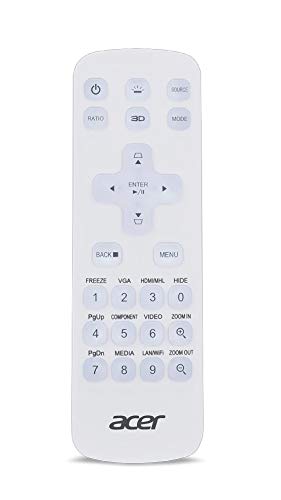 Acer Consumer - Universal remote control - 25 buttons - white