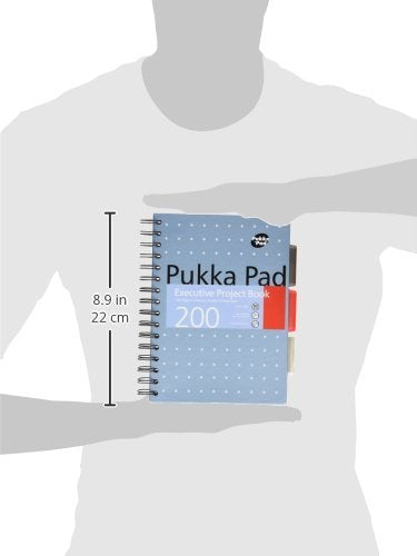 Best Value Pukka Pads A5 200 Page Ruled Wire Project Notebook - Metallic (Pack of 3)