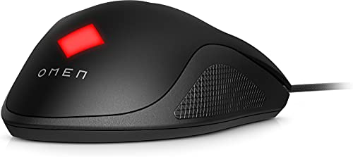 OMEN by HP Vector - Mouse - right-handed - 6 buttons - wired - USB 2.0 - black - for HP 14, 15, 17, ENVY 13, 17, ENVY x360, Pavilion 15, Pavilion Gaming 15, Stream 11
