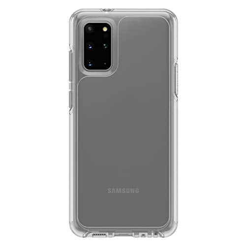 OtterBox Symmetry Series Clear Phone Case for Samsung Galaxy S20 Plus Scratch Resistant Drop Proof Slim Design Raised Beveled Edge Screen Bumper