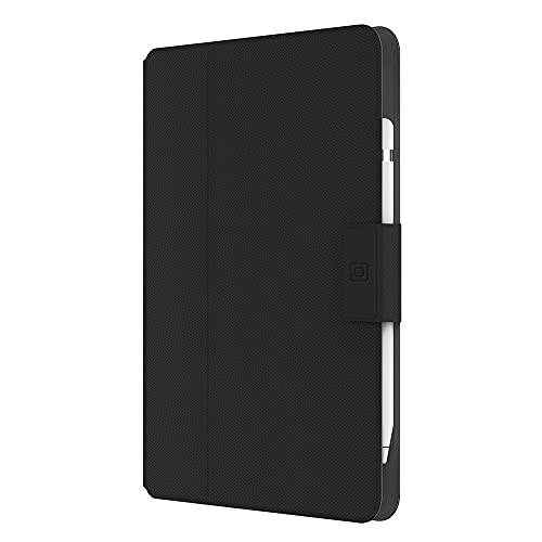 Incipio Sureview - Flip cover for tablet - polyurethane, polycarbonate - jet black - for Apple 10.2-inch iPad