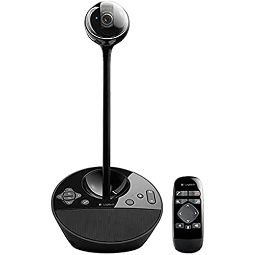 Logitech BCC950 Desktop Video Conferencing Solution with Noise-Reducing Mic, For Skype, WebEx, Zoom PC/Mac/Laptop/Macbook - Black