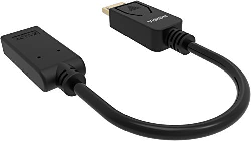 VISION Professional installation-grade DisplayPort to HDMI adaptor