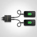 OtterBox Wall Charger - Power adapter - 50 Watt - 3 A - PD 3.0 - 2 output connectors (USB-C) - black shimmer
