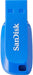 SanDisk Cruzer Blade - USB flash drive - 16 GB - USB 2.0 - electric blue