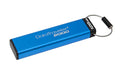 Kingston DataTraveler 2000 - USB flash drive - encrypted - 128 GB - USB 3.1 Gen 1 - FIPS 140-2 Level 3