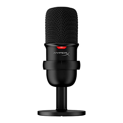 HyperX SoloCast - Microphone - USB - black - for ENVY Laptop 17, Laptop 15, 17, Pavilion Laptop 15, Pavilion x360 Laptop, Pro 400 G9