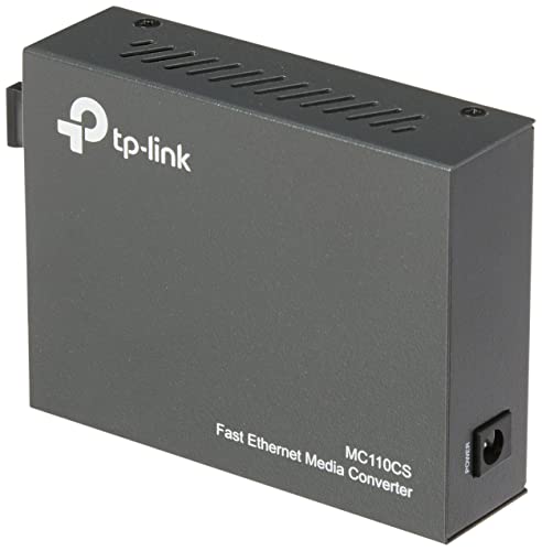 TP-Link MC110CS Media convertor RJ-45/SC single mode - upto 20km - 1310 nm