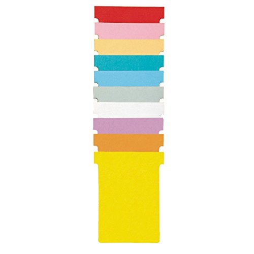 Best Value Nobo T-Cards Tab Top 15mm W124x Bottom W112x Full H180mm Size 4 Red Ref 32938928 [Pack of 100]