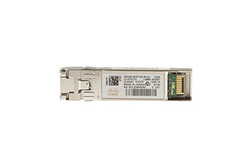 Cisco - SFP+ transceiver module - 10 GigE - 10GBase-DWDM - LC/PC single-mode - 1560.61 nm - for P/N: N520-20G4Z-A-RF, N9KC93180YCEX24-RF, N9KC93180YCFX24-RF, NCS4200-1T8LRPS-RF