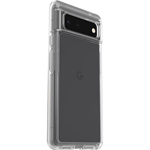 OtterBox Symmetry Series - Back cover for mobile phone - MagSafe compatibility - polycarbonate, synthetic rubber - clear - for Google Pixel 6