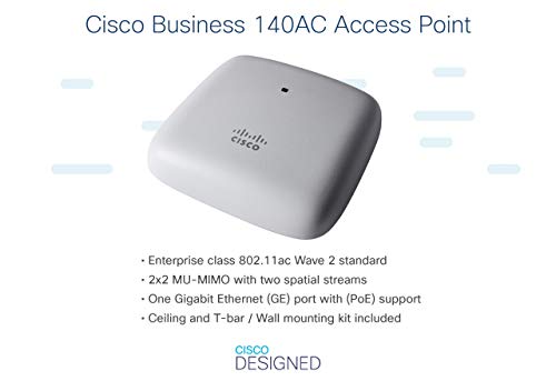 Cisco Business 140AC - Radio access point - 802.11ac Wave 2 - Wi-Fi 5 - 2.4 GHz, 5 GHz (pack of 3)