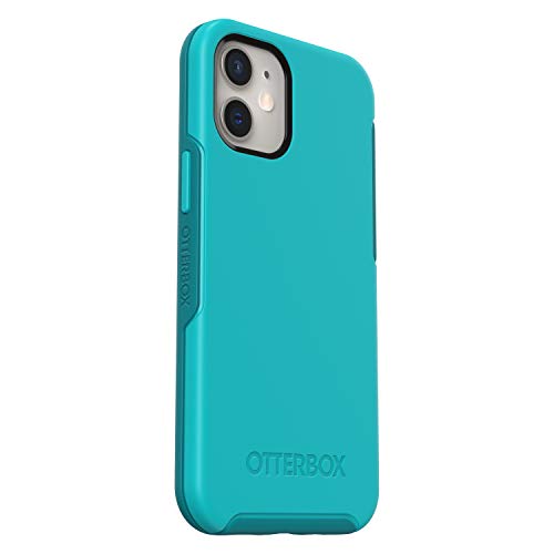 OtterBox Symmetry Series - Back cover for mobile phone - polycarbonate, synthetic rubber - rocky candy blue - for Apple iPhone 12 mini