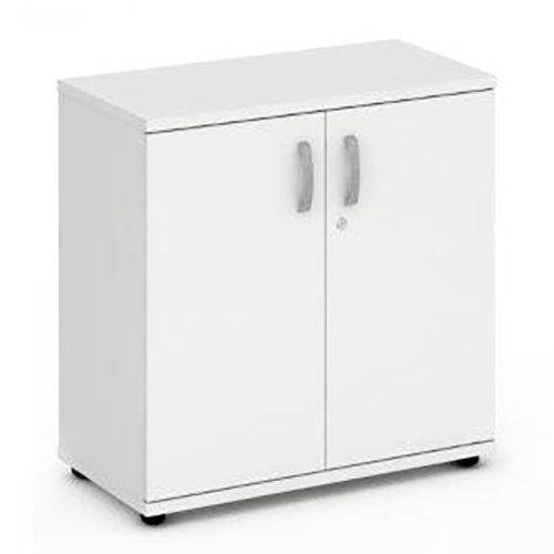 Impulse 1600mm Left Crescent Desk White Top Silver Cantilever Leg I000321