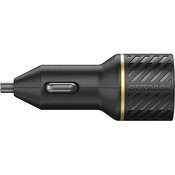 OtterBox Premium - Car power adapter - PD 3.0 - 2 output connectors (USB, USB-C) - black shimmer