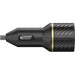 OtterBox Premium - Car power adapter - PD 3.0 - 2 output connectors (USB, USB-C) - black shimmer