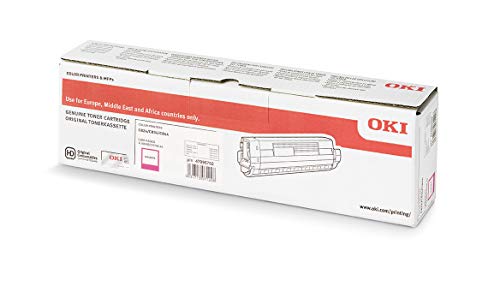 OKI - Magenta - original - toner cartridge - for C824dn, 824n, 834dnw, 834nw