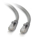 C2G - Patch cable - RJ-45 (M) to RJ-45 (M) - 50 cm - UTP - CAT 5e - booted, snagless - grey